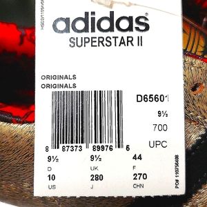 LIMITED EDITION Adidas Superstar II Shell Toes